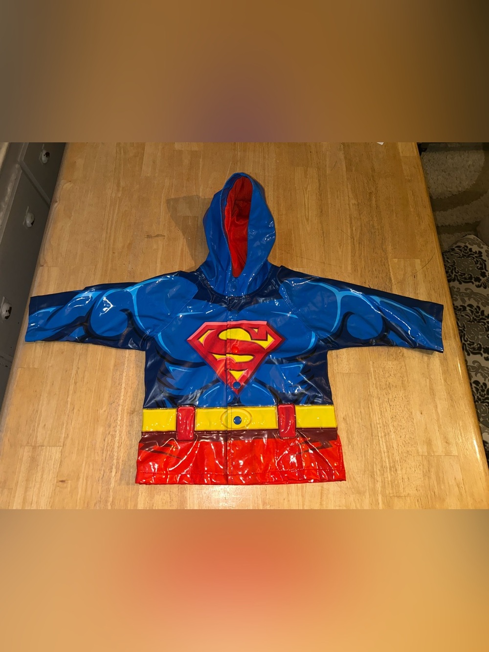 Western Chief Superman rain coat rain jacket 2t boy girls unisex DC Comics